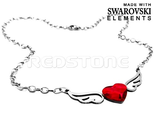 Náhrdelník Swarovski Elements RED8093